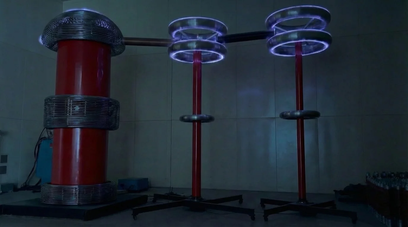 High-voltage testing laboratory